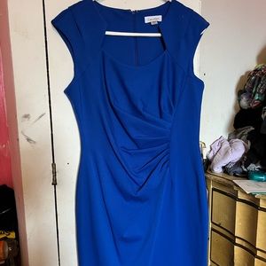 Blue Calvin Klein dress